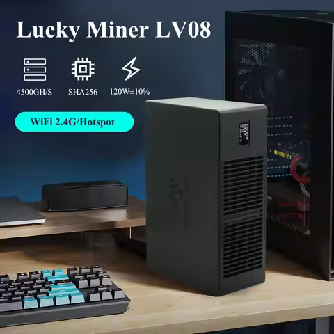 HOT New Bitcoin Miner Lucky Miner Lv08 Crypto Miner BTC Miners BCH WIFI 4TH/S Bitcoin Lottery device