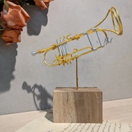 Wire lover 臺灣手作鋁線職人Wire lover 中型擺飾小號Trumpet