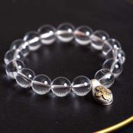 白水晶手鍊|925純銀手鏈 天然石水晶客製化禮物