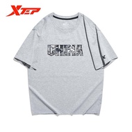 Xtep unisex T-shirt 2022 short sleeve Couple short sleeve comfortable casual style 878229010089