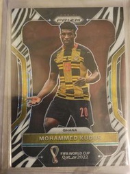 2022 Panini Prizm World Cup Choice Zebra Prizm #234 Mohammed Kudus Ghana 世界盃 足球卡