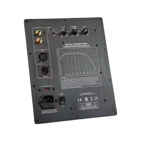 DN-350W Heavy Subwoofer Digital Active Power Amplifier Board Plate Amp Professional Theater Audiophi