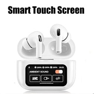 A9 Pro Wireless Bluetooth Earbud Earphone ANC Noise Reduction Mic Call LED Touch Screen Control Head