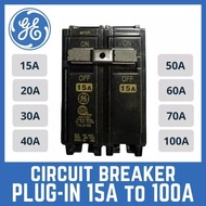 GE CIRCUIT BREAKER - PLUG IN 2 POLE (15AMP to 100AMP ) ORIGINAL