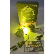 HEADLAMP LED HEADLIGHT 6000LM AUTO LED H43000K YELLOW COLOUR UNIVERSAL 1PAIR