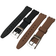 Replacement watchband watch band strap for Swatch strap 17mm 19mm High quality Silicone Straps +