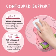 【ZG】2 in 1 Ergonomic Set, Wave Keyboard Wrist Rest and Mouse Pad Wrist Support,  Rebound Memory Foam