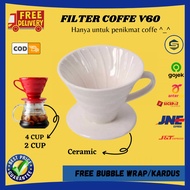 V60 Coffee Filter Filter And Vietnamese Paper Ceramic Material Coffee Dripper