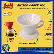 V60 Coffee Filter and Vietnamese Paper Ceramic Coffee Dripper V60 Filter Paper