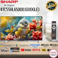 SHARP 55' / 55 INCH 4K ULTRA HD GOOGLE TV QLED 4TC55HL6500X // 4TC55HJ6000X // 4TC55FJ1X