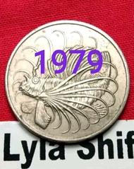koin  SINGAPURA  50 cent  kuno singapore