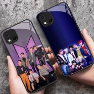 YS-29 BTS ARMY HD Glass Casing for Realme C20 C20A C11 OPPO A16E A16K A93 Reno 4 4F F17 Lite Pro