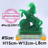 Lucky Glass Stand Horse Figurine