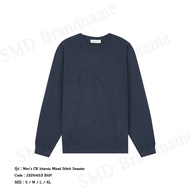Calvin Klein Jeans Men's Long Sleeve Sweater CK Intarsia Mixed Stitch Code: J326453 BAN