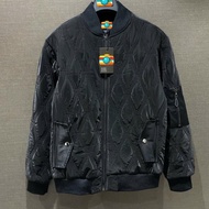 Men's cotton ceilingJacket with diamond-stitched pattern in high-quality wind lining, stylish fashio