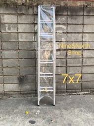 บันไดสไลด์ 7x7 ฟุต (12ขั้น) พาด-เลื่อน 2 ตอน Newcon หนา 2 มม. เลื่อนสุดยาว 3.60 ม. หน้ากว้าง 38 cm. น้ำหนัก 10.1กิโล รับนน.ได้ถึง 150 กิโล. (ส่งฟรี