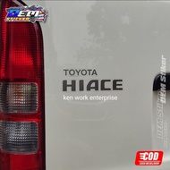 TOYOTA Writing Sticker Hiace Van Sticker Reflective Material