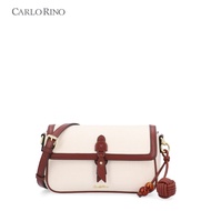Carlo Rino CR Mon Cherry Crossbody Bag - Beige