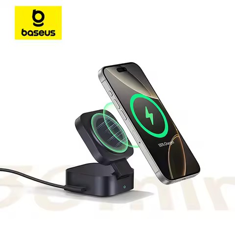 Baseus Qi2 15W Magnetic Wireless Charger 67W 2-in-1 Phone Laptop Fast Charging Dock Station For Macb