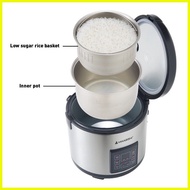 【hot sale】 Hanabishi Low Carb Sugar Rice Cooker HDESUGAR-18MFRC