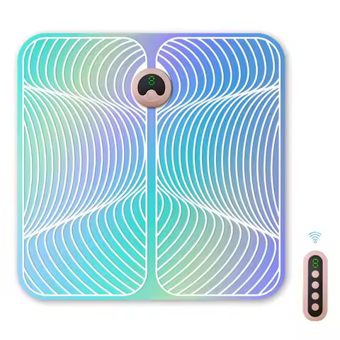 Electric Remote Control Foot Massager EMS Foot Massager Foot Leg Circulation Booster Portable Massag