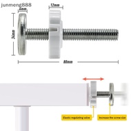 junmeng888 1/4pcs White M8 M10 Baby Gate Spare Kit - Pressure Fit Spindles & Screw Bolts For Safety 