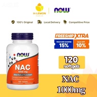 EXP:2027 | NOW Foods NAC 1000mg, 120 Tablets | Premium N-Acetyl Cysteine for Daily Health