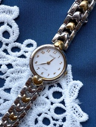 Seiko Tisse 復古雙色愛心手鏈錶