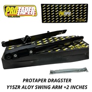 Y15ZR PROTAPER DRAGSTER R ALOY SWING ARM + 2 INCHES BLACK