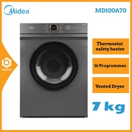 Midea MD100A70 (7KG Dryer Vented) Black / MD100A70