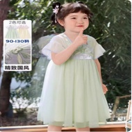 Girls Dress New Style Summer Dress Children Skirt Chinese Style Hanfu Skirt Baby Gauze Skirt Chinese