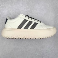 adidas GRAND COURT 時尚休閑鞋 milky white black乳白黑