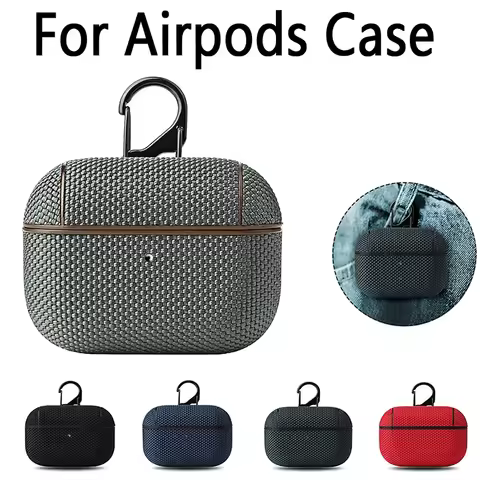 Nylon Protective Case For Air Pods 3 2 1 Wireless Bluetooth Headphone Anti-scratch Anti-fingerprints