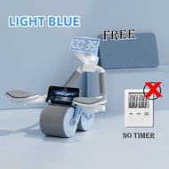 TopStyle Ab Wheel Ab Roller Wheels Plank Trainer 2 in1 Abdominal Core Roller Automatic Rebound Olahr