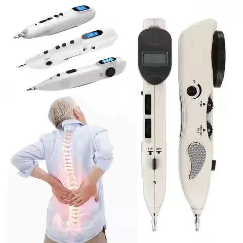 TENS Electronic Acupuncture Pen Massager Digital Display Point Detector Pain Therapy Acupuncture Mer