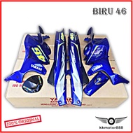HLY YAMAHA Y125 Y125ZR COVERSET COVER SET BODY COVER BIRU 46 / 46 BLUE