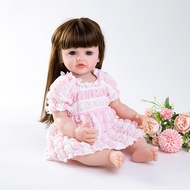 Simulation Baby Clothes 55m Doll Change Wash Rebirth Baby Clothes Bubble Clothes Dress 60cm Full Glu
