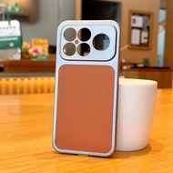 Lychee Pattern Color Phone Case For Xiaomi 17 pro max poco f8 pro f8 ultra Redmi K90 Pro Max redmi k