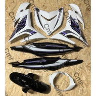 Cover Set Y15ZR V1/V2 White Ex Exciter Purple 150 Yamaha Ysuku