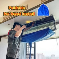 Foldable Canvas Aircond Cleaning Tool Wall-Mounted Aircond Protective Cleaner Bag Kanvas Aircond ser