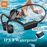 Xiaomi 2023 Bone Conduction Earphone Swimming Bluetooth Wireless Headset IPX8 Waterproof 32GB MP3 Player Hifi Headphone with Mic