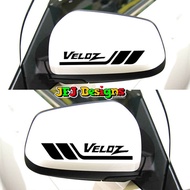 VELOZ REAR VIEW MIRROR STICKER 2pcs