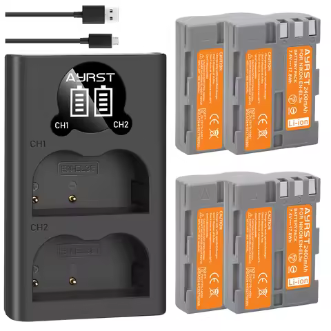 2400mAh EN-EL3e EN EL3e Camera Battery for Nikon D30 D50 D70 D70S D80 D90 D100 D200 D300 D300S D700