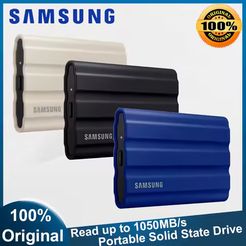 NEW Samsung T7 Shield SSD Portable SSD USB 3.2 Gen2 High Speed External Solid State Disk Hard Drive 