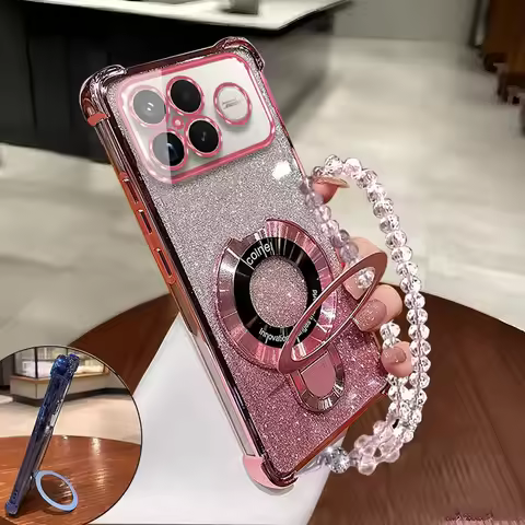 For Poco F8 Ultra Glitter Plating Shockproof Phone Case For Xiaomi Poco F8 Ultra PocoF8 Pro F8Pro Ma