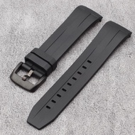 Suitable For Tissot Seastar T120.417 Watch Strap Orange Blue 22MM Sports Diving Watch band Rubber Si