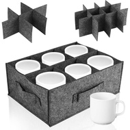 Pemegang Cawan Filz untuk Perkhemahan dengan 6 atau 12 Petak, Penyimpanan Perkakas Perkhemahan, Peme