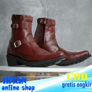 Jung Men's Shoes Janggle Cowboy Fashion Boots - Leather