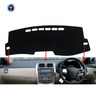 For Toyota Altis Corolla 2007 2008 2009 2010 2011 2012 2013 Dashboard Cover Dash Mat Dashmat