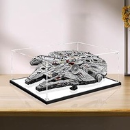 2cm Walnut Wood Grain Display Box, Coffee Black high-end countertop Display Box, Suitable for Lego M